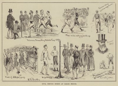 Civil Service Sports ved Lillie Bridge af S.T. Dadd